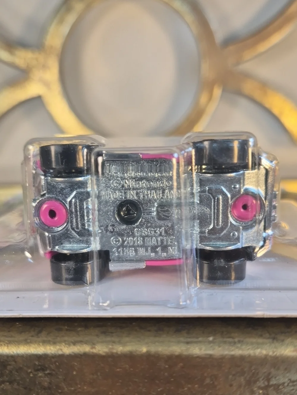 Mariokart × HotwHeeLs Wario Badwagon, 1:64, Pink Multi.